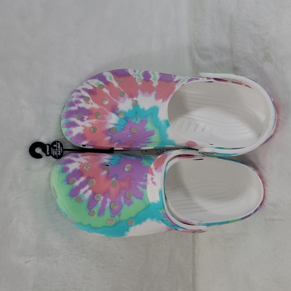 Crocs Classic Tie-Dye Graphic Clog size M-10/W12